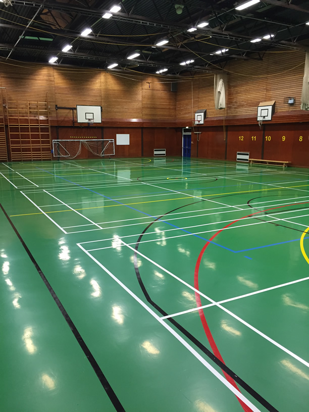 Court Marking Sports Floor Line Markings Halls & Schools